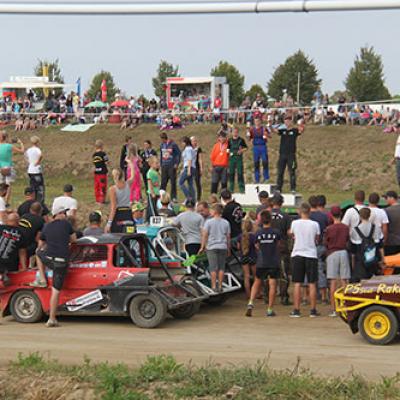 Siegerehrung Stockcar